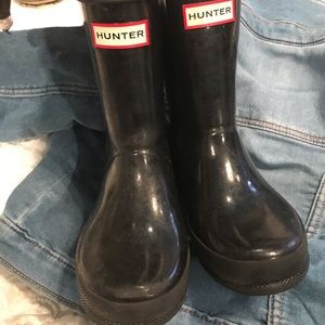 HUNTER boots sz 9boys/10girls EUC